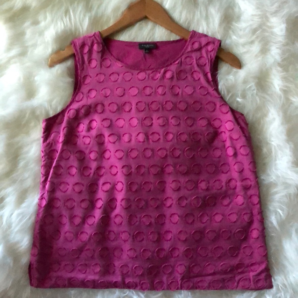 Talbots embellished tank 6p